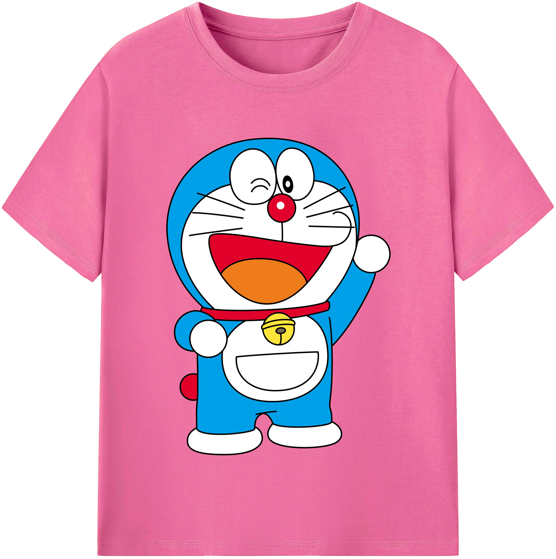 （画像用） ドラえもん Doraemon レディースカジュアルプリントTシャツ（綿100％）